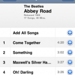 Choosing from Abbey Road